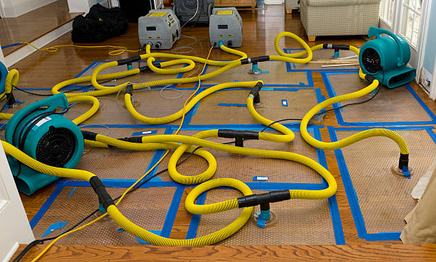 Professional Crawl Space Water Removal technician working in Davidson, NC